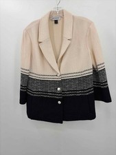 Pre-Owned St John Ivory Size 12 Blazer
