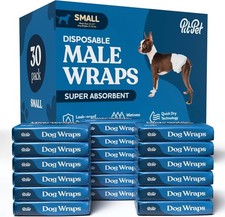 50 Pack Waist Disposable Dog Diapers Male Wraps Belly Bands Pet Soft All Sizes