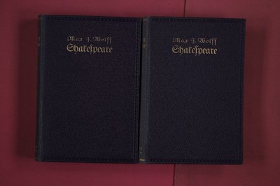288722 Max Wolff SHAKESPEARE C. H. Beck'sche Verlagsbuchhandlung Der Dichter un