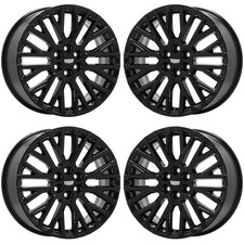 20" Cadillac XT6 Gloss Black wheels rims Factory OEM set 14147 EXCHANGE