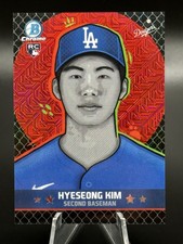 2025 Bowman Chrome Hyeseong Kim Red Ascension Mojo Refractor /5 BA-22 SSP Rookie