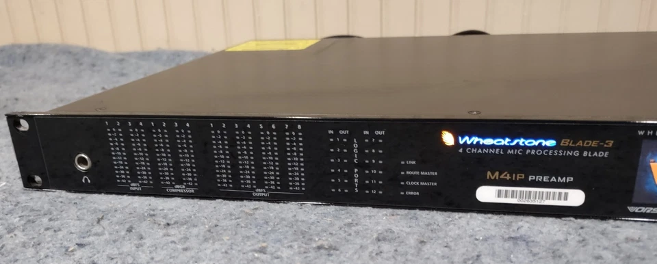 WHEATSTONE M4IP BLADE 3 FOUR CHANNEL MIC PROCESSING BLADE-PREAMP-VORSIS-NICE!!! - Image 3 of 4