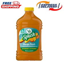 V8 Splash Mango Peach Flavored Juice Beverage, 64 fl oz Bottle