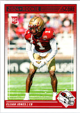 2024 Panini Score Elijah Jones 377 RC Rookie TCG