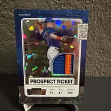 2021 Panini Contenders - Prospect Ticket Jersey Pete Crow-Armstrong #PTJ-PA...