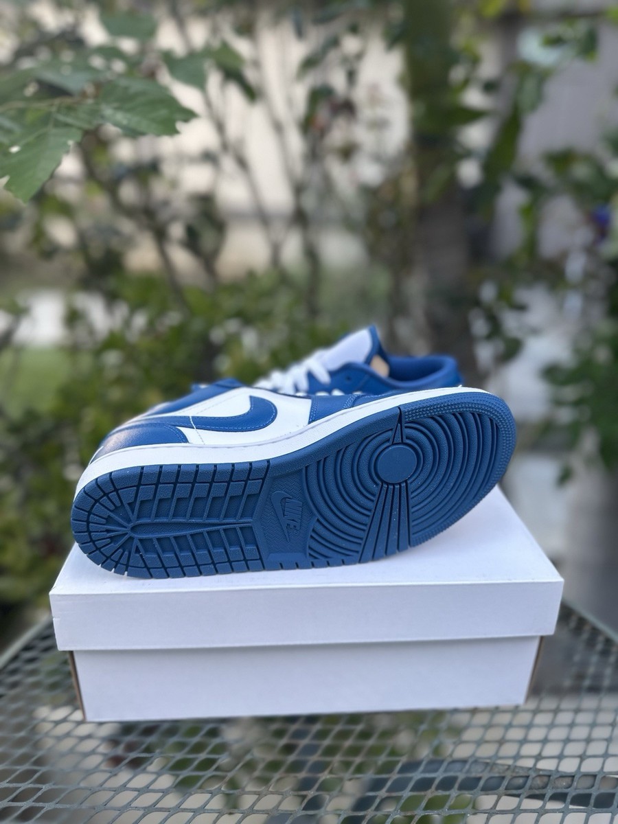 Nike Air Jordan 1 Low Marina Blue Women's Sneakers Casual Shoes