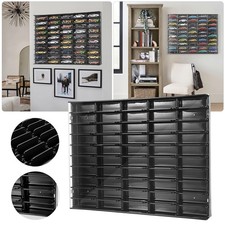 For Hot Wheels 1/64 Diecast Display Case Holds Toy Cars Wooden Wall Mount 2026