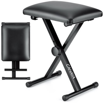 CY0257 Adjustable 16.319.6 Inch XStyle Keyboard Piano Bench Padded Stool