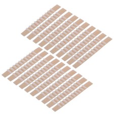 50Pcs Non-Slip Silicone Hanger Grips Clothes Hanger Strips, Clear 3.54" x 0.28"