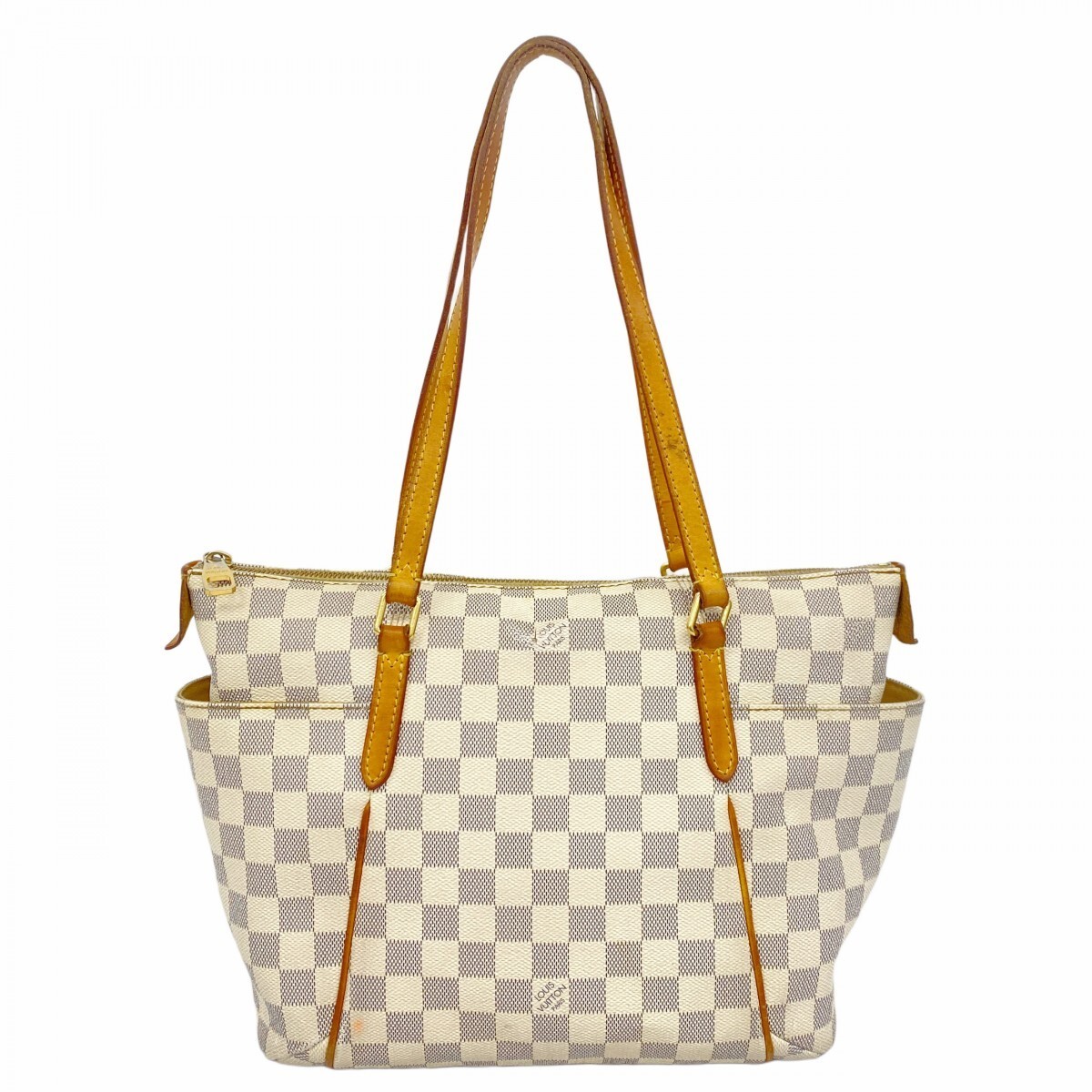 Louis Vuitton Damier Azur Totally PM Tote Bag in White N51261 968248