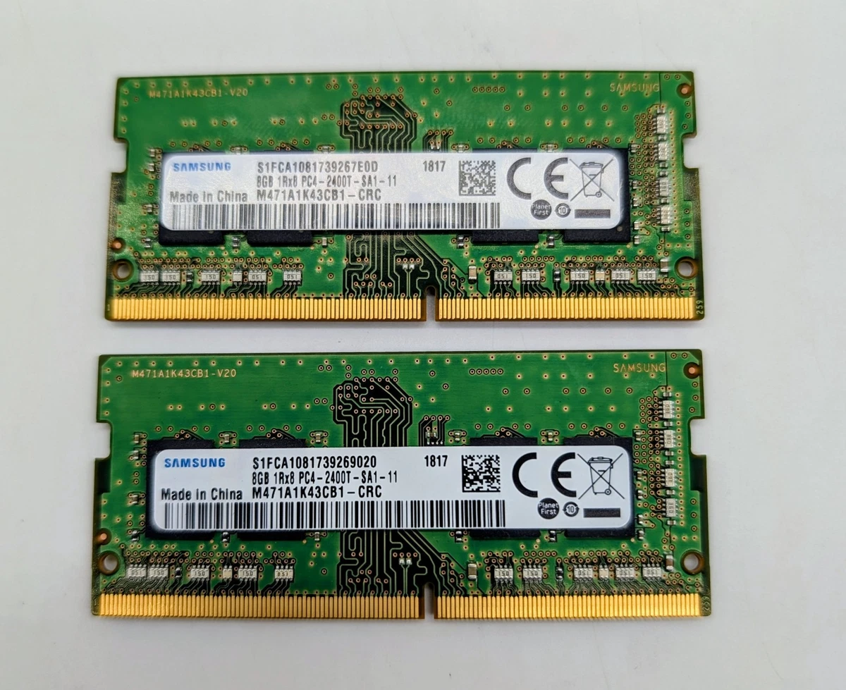 Samsung PC4-19200 (DDR4-2400) Bus Speed Computer RAM 8 GB Total