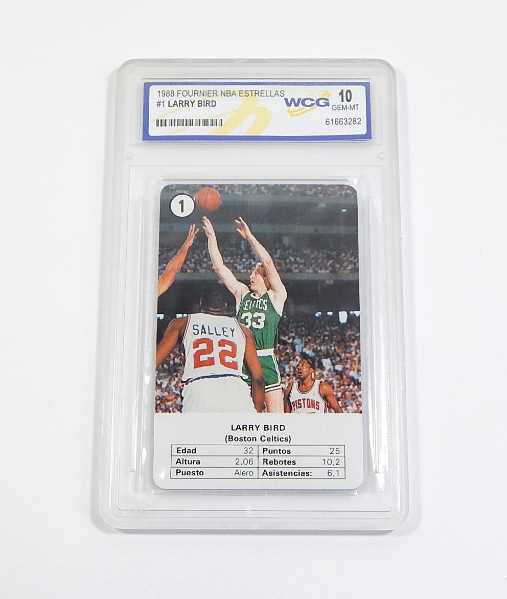 1988 Fournier NBA Estrellas Larry Bird #1 Celtics WCG 10