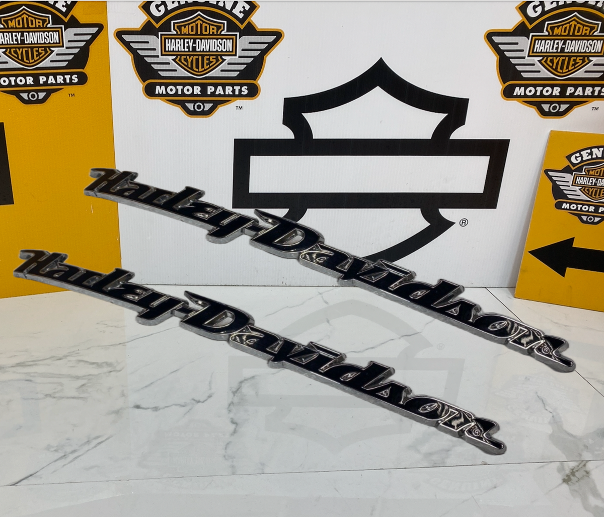 OEM Harley Touring Deluxe Softail Dyna Fuel Gas Tank Emblems | eBay