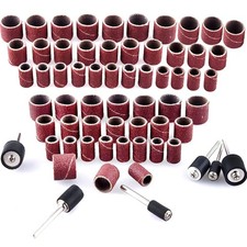384PCS Drum Sanding Kit For Dremel Nail Drill Bits Accessories Rotary Tool Set B