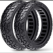 Scooter Airless Tires Tubeless 2 Pack 50/75-6.1 8 1/2 x2 Replacement