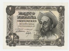 Spain España 1 Peseta 19-11-1951 Pick 139.a UNC Uncirculated Banknote