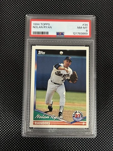 1994 Topps - Nolan Ryan #34 Psa 8