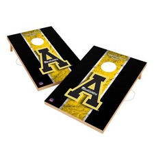 2x4 Cornhole Set Appalachian State Mountaineers Solid Wood Regulation Size
