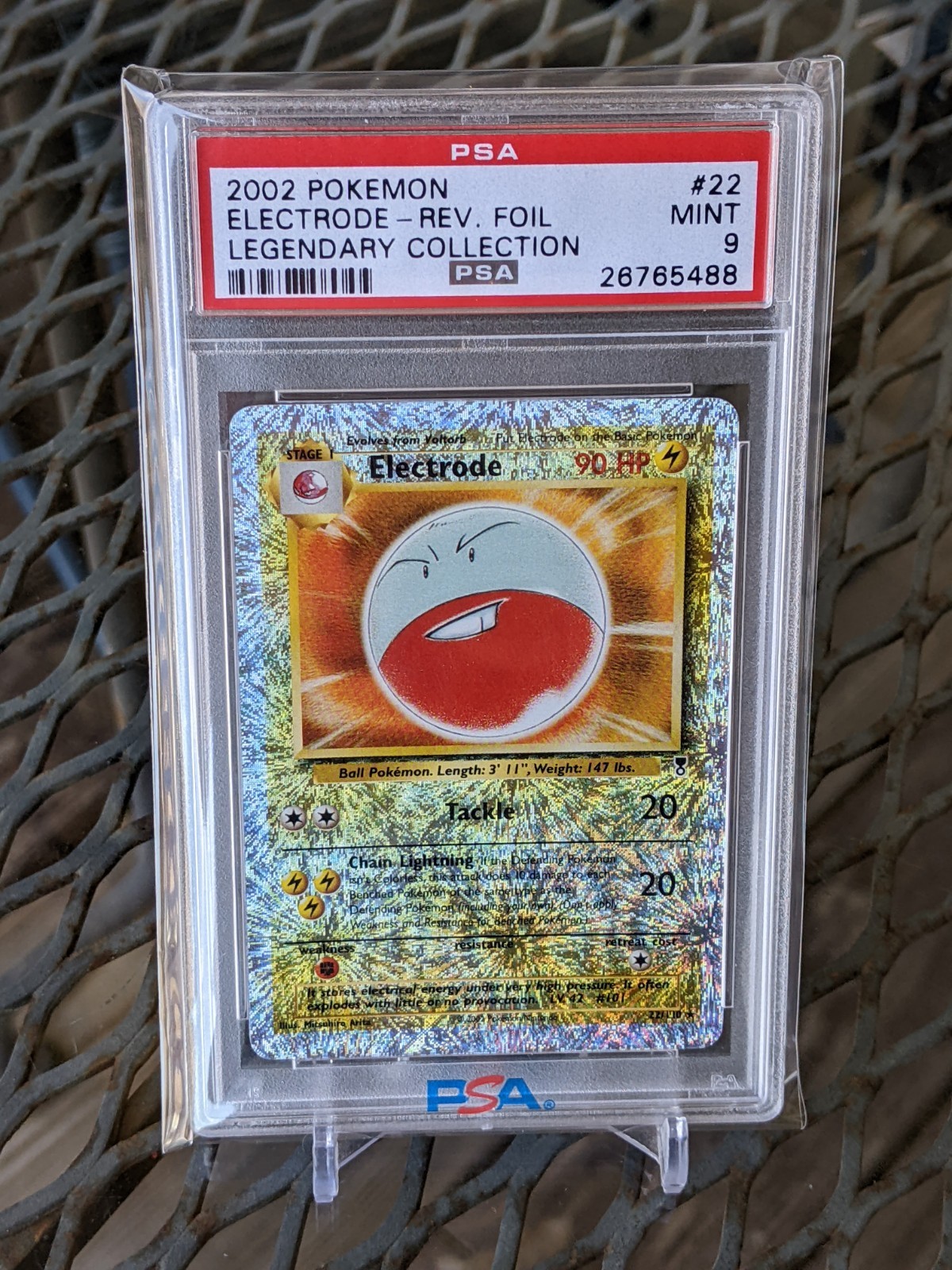 Pokemon Legendary Collection Reverse Holo Electrode #22/110 PSA 9 MINT