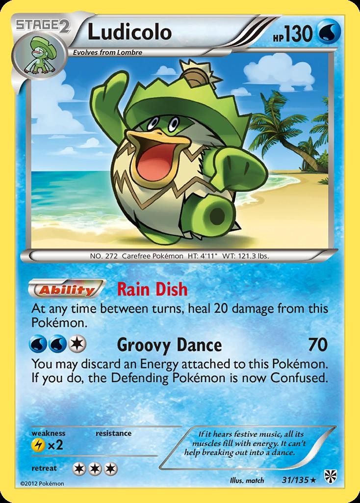 Pokemon Ludicolo (31/147) Plasma Storm LP