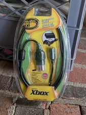 Mad Catz for Original Xbox Controller 7 ft GREEN Extension Cord Cable Wiring NEW