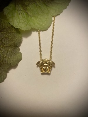 Versace Signature Double-Sided Medusa Head Necklace/ GV-N-0010