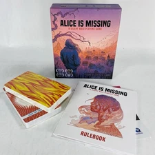 New Open Box! Alice is Missing Sealed Cards Renegade Game Studios Silent Role