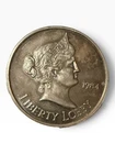 1984 Liberty Lobby One Silver Eagle 1 oz .999 Fine Silver Round Vintage