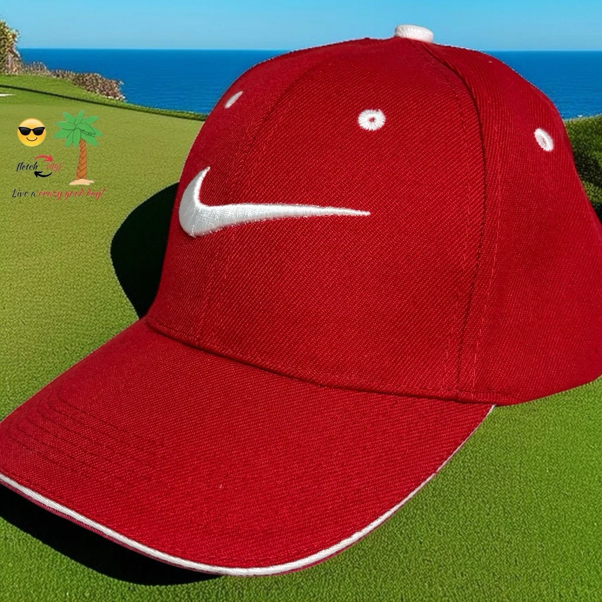 Red Nike Baseball Caps for Men for sale - eBay