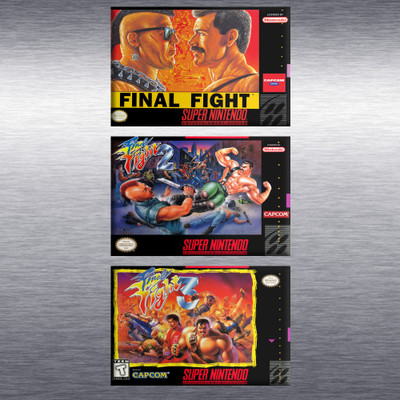 Final Fight 1, 2, 3 Game Box Art *SNES* High Quality Magnet