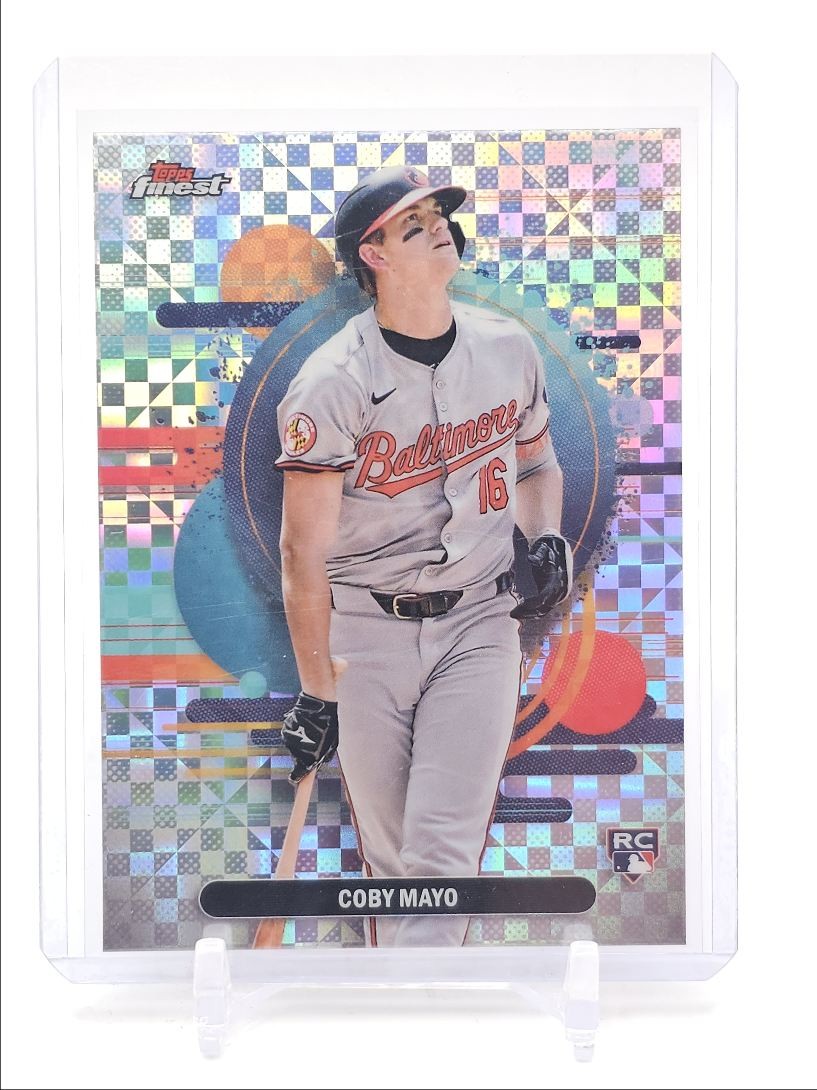 COBY MAYO 2025 TOPPS FINEST UNCOMMON ROOKIE CHECKERBOARD RC Q5451