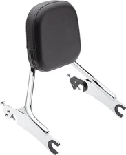 Detachable Backrest Short Medium Pad Chrome Fits Indian Chieftain 14+ 502-2205