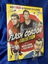 Flash Gordon Three-Disc Collectors Edition Movie + 1954 TV Series Buster Crabb