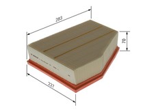 LUFTFILTER FÜR AUDI A1 (8X1, 8XK) - BOSCH F 026 400 544