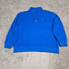 Izod Perform X Men's 1/4 Zip Sweater Blue X-Large