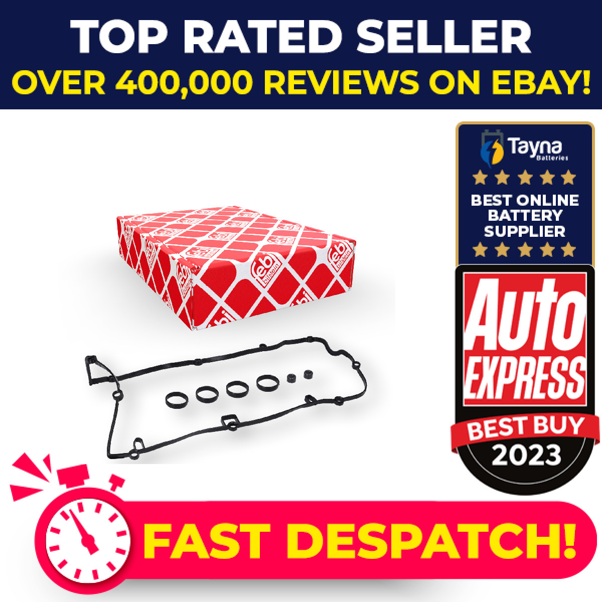 Rocker Cover Gasket fits MINI COOPER R56 1.6 07 to 13 N18B16C 11127582400 Febi