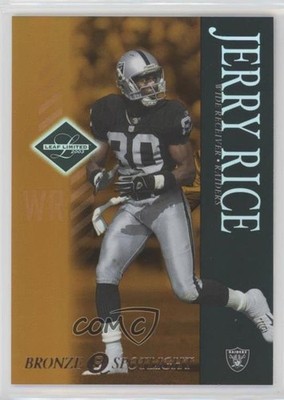 2003 Leaf Limited Bronze Spotlight 78/150 Jerry Rice #71 HOF 1f1
