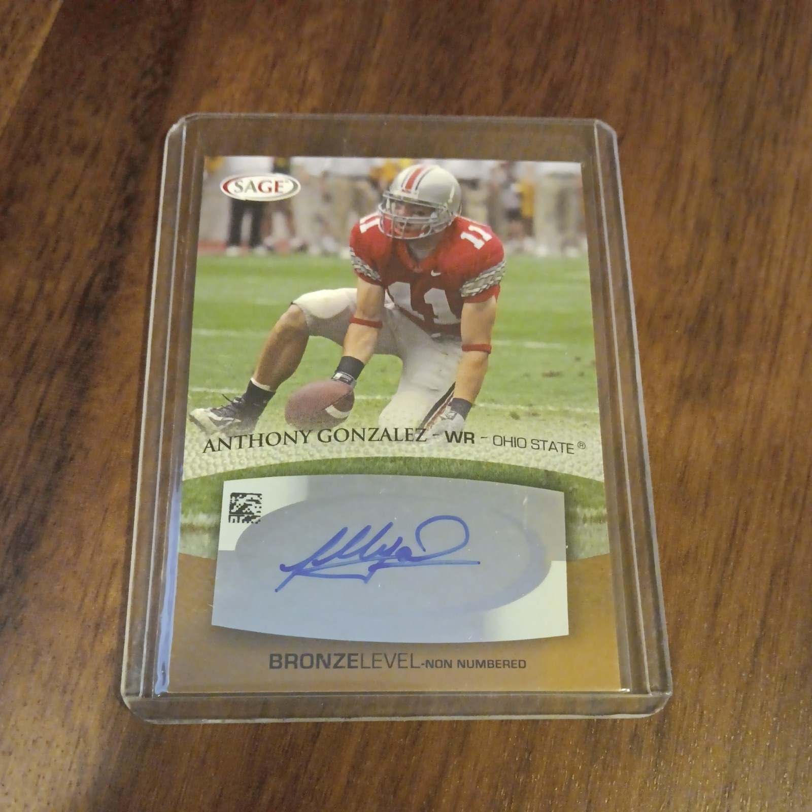 Anthony Gonzalez SA-GE Autographs #A20 Bronze