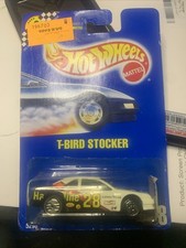 Hot Wheels T-BIRD STOCKER - Blue Speed Points Card #88 - Havoline Davey Allison