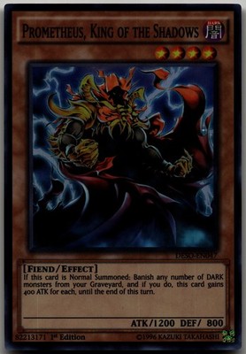 Prometheus, King of the Shadows Super Rare Destiny Soldiers DESO-EN047 LP