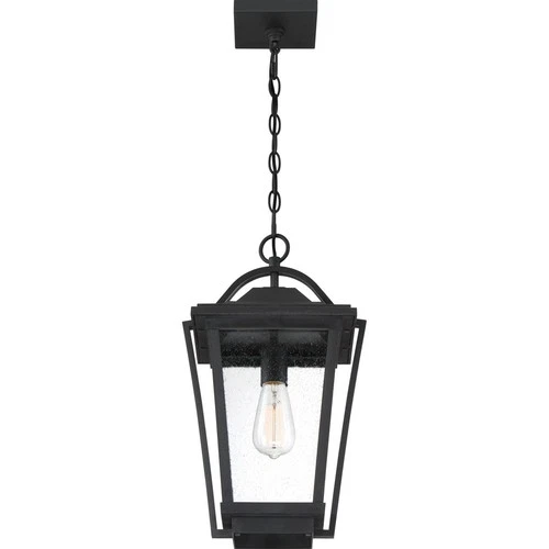 Quoizel DRS1911EK OPEN BOX Darius Outdoor Pendant or Chandeller Earth Black - Picture 5 of 9