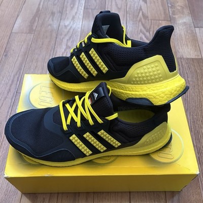 Adidas Ultraboost DNA x  Color Pack Yellow Running Shoes H67953 Men’s Sz 11‎ Adidas Ultraboost DNA x Lego Color Pack H67953 Black Yellow  main image 2