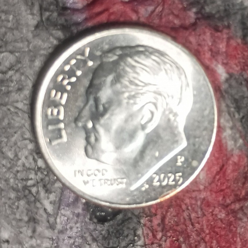 2025 Roosevelt Dime 10C Philadelphia Mint Business Strike Copper Composition