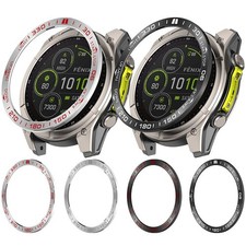 Per Garmin Fenix8 AMOLED SOLAR 47/51MM Lunetta Orologio Acciaio Inox Anello di Sostituzione