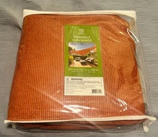 HD Designs Outdoors Triangle Sun Shade - Red - 142 in X 142 in X 142 in