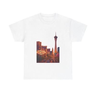 Las Vegas Skyline Tee | Vegas Sign, Stratosphere Tower