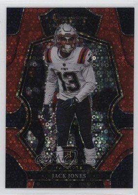 2022 Panini Select Premier Level Red Disco Prizm 35/49 Jack Jones Rookie RC f9s