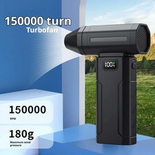 150000RPM Electric Air Duster Cordless Mini Jet Dry Blower X8 Portable Turbo Fan