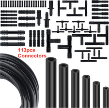 Kit de manguera de vacío de silicona multiusos de 6 piezas de 5 pies para automóvil Nissan + conector de 113 piezas
