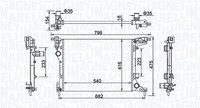 MotorküHler WasserküHler Magneti Marelli 350213203300 FüR Fiat 500L 199LYB1B